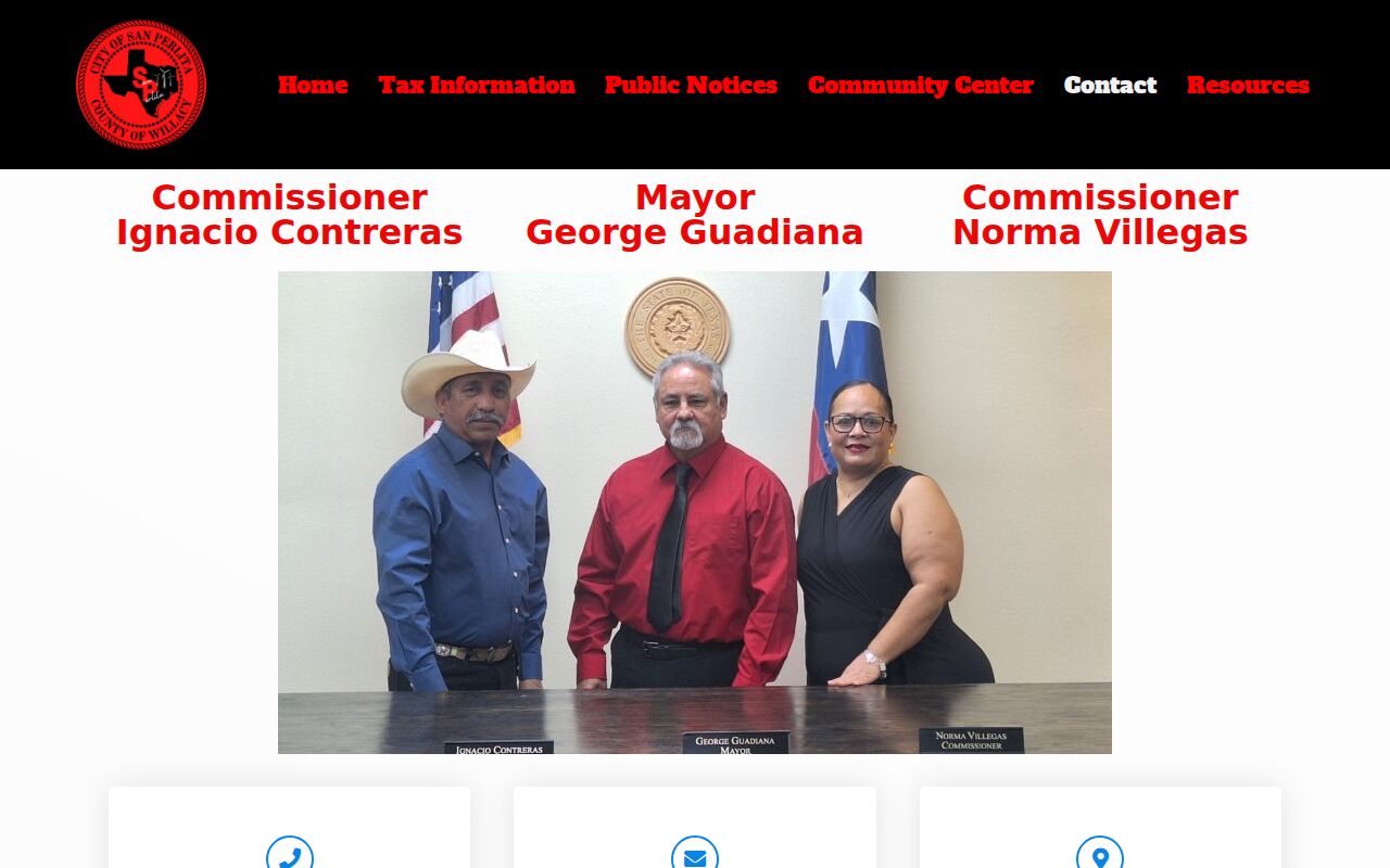 Official City of San Perlita website and city office information